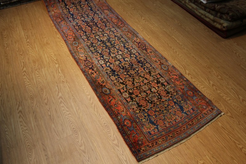 4' x 17' Antique Bidjar Rug Early 1900 matches Hamadan, Heriz, Caucasian kurdish gallery