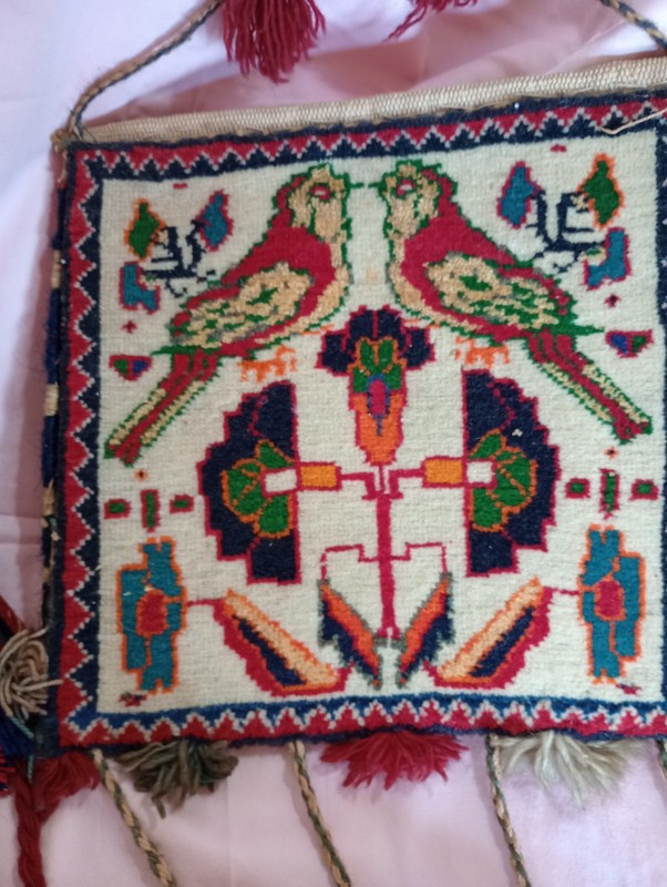 13" x 36" Handmade Middle Eastern Wool Bag Set gallery