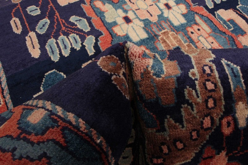 3'2" x 10'7" Vintage Hand-knotted Runner Rug Traditional Oriental Wool Carpet gallery