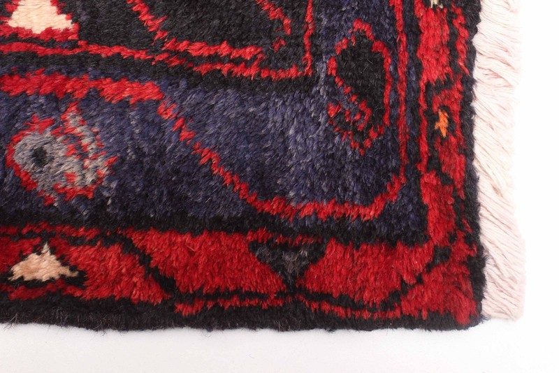 Vintage 3'7" x 4'10" Traditional Hand Knotted Vegetable Dye Wool Area Rug gallery