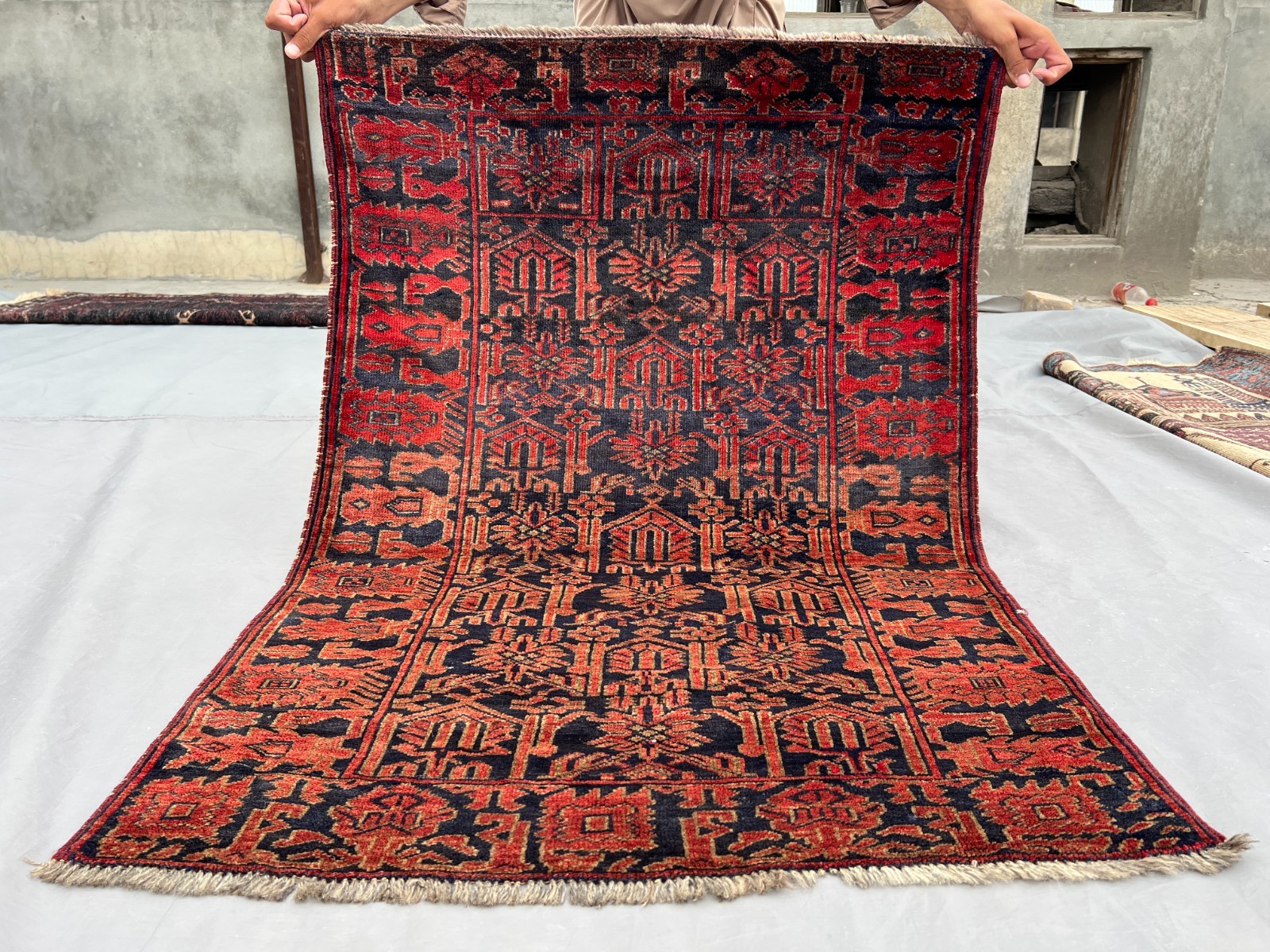 2'7x3'10 ft Antique Turkmen Rug Rare Soft Pile Oriental Hand Knotted Kids Rug gallery