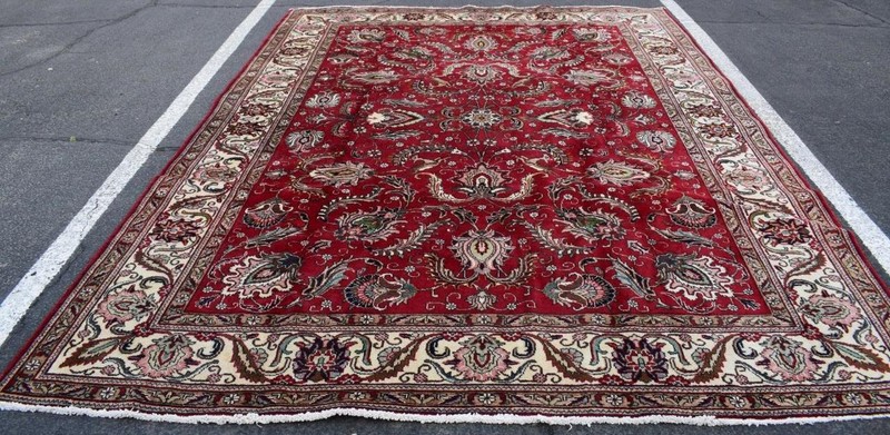 8'3 x 11 Majestic Design Pictorial Vintage Hand Knotted Oriental Wool Area Rug gallery