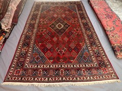 7’5 x 11’8 ft Caucasian Joshaghan Traditional Handknotted Wool Vintage Rug
