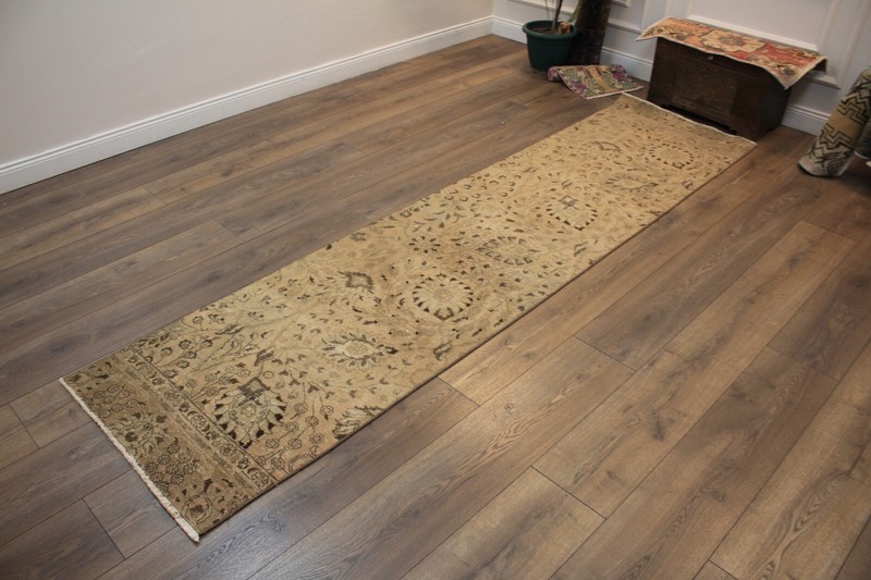 Persian Runner Rug, Vintage Runner Rug, Handmade Runner Rug 2.6 x 10.4 Ft gallery