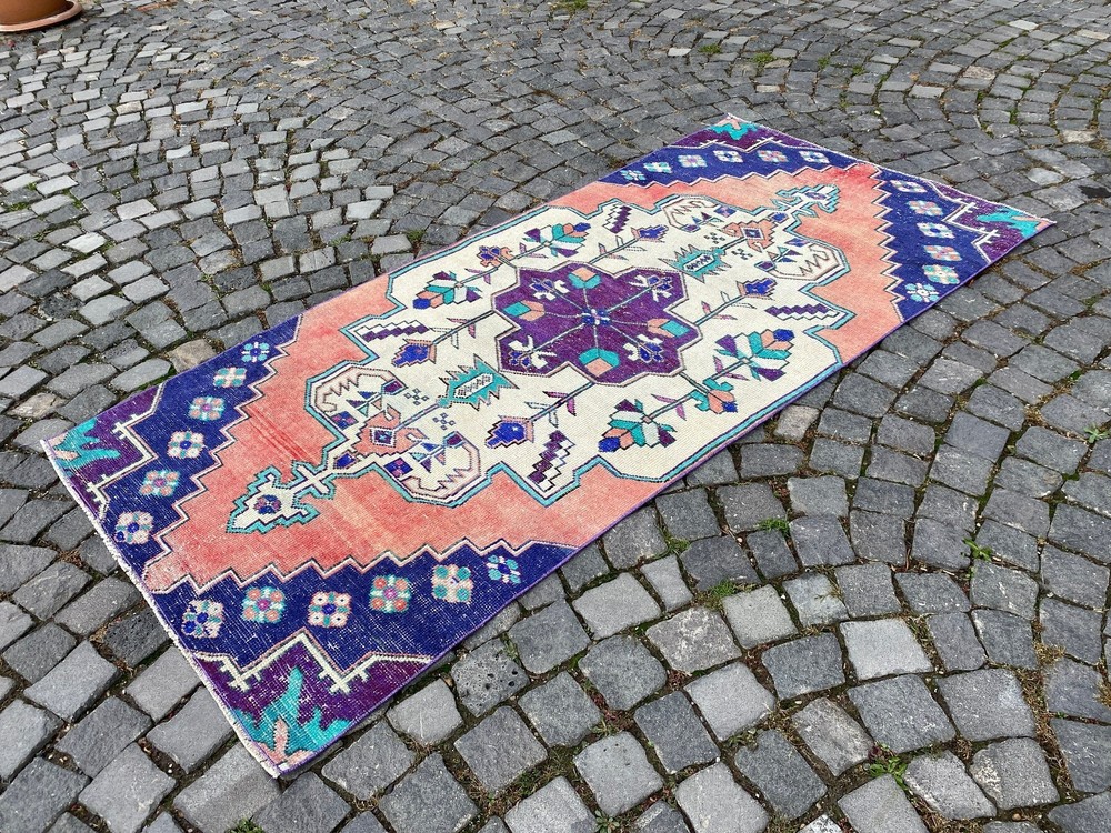 Area rug, Turkish rug, Vintage rug, Handmade rug, Wool rug Carpet | 3,4 x 7,1 ft