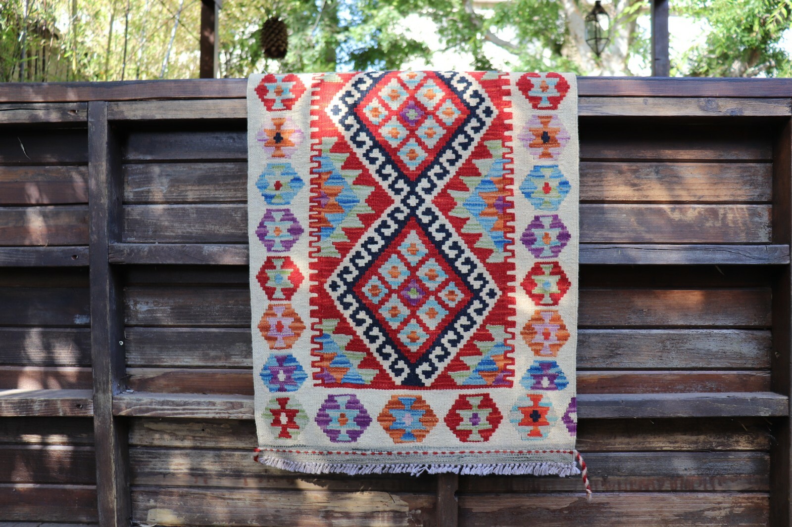 handmade small kilim rug,3.2x2, brand new never been used gallery