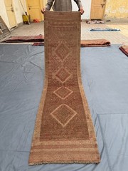 2×8 Vintage Afghan Mishwani Tribal Runner Rug