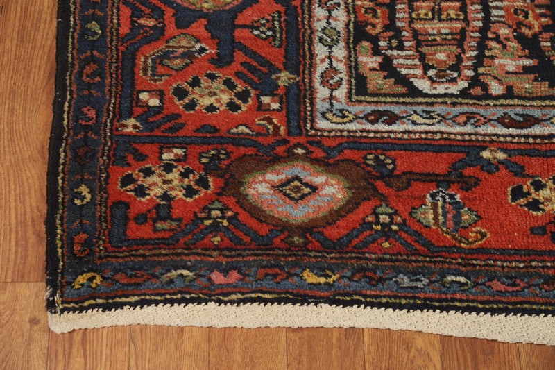 Pre-1900 Paisley Senneeh Vegetable Dye Runner Hand-made Antique Rug 5x16 Carpet gallery