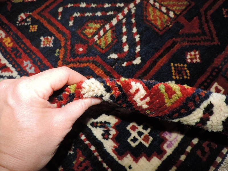 4x8ft. Handmade Quasqui Caucasian Wool Runner gallery