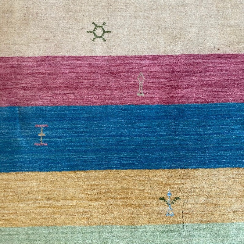 Brand New Charming & Colorful Handmade Nepalese Tibetan Area Rug, 5x8 SALE gallery