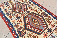 1990’s Never Been Used Turkish Konya Kilim Anatolian Special Production Kilim