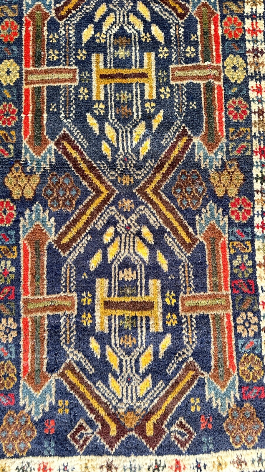 Authentic Hand Knotted Afghan Balouch Wool Area Rug 4.2 x 2.11 Ft (423 PF) gallery