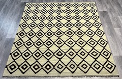 Vintage Kilim Traditional Hand Made Oriental Wool Kilim 7ft10inx5ft 242cmx181cm