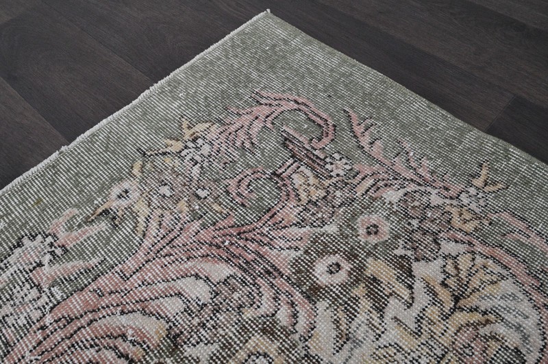 Oushak Turkish Vintage Rug 5x9 Kilim Rug Anatolian Handmade Boho Decor BEIGE gallery