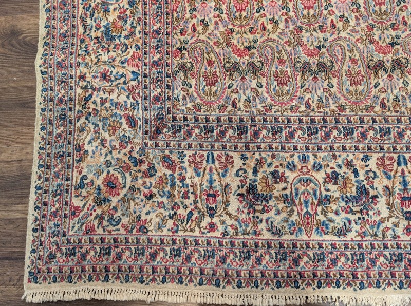 Per'sian Lavar Kirman Rug 9' 6" x 12' 7', Repeated Boteh Paisley Pattern gallery