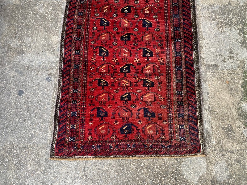 2'10'' x 5'3'' Vintage Carpet Natural Village Rug Old Handmade Rug.SKU:P1623 gallery