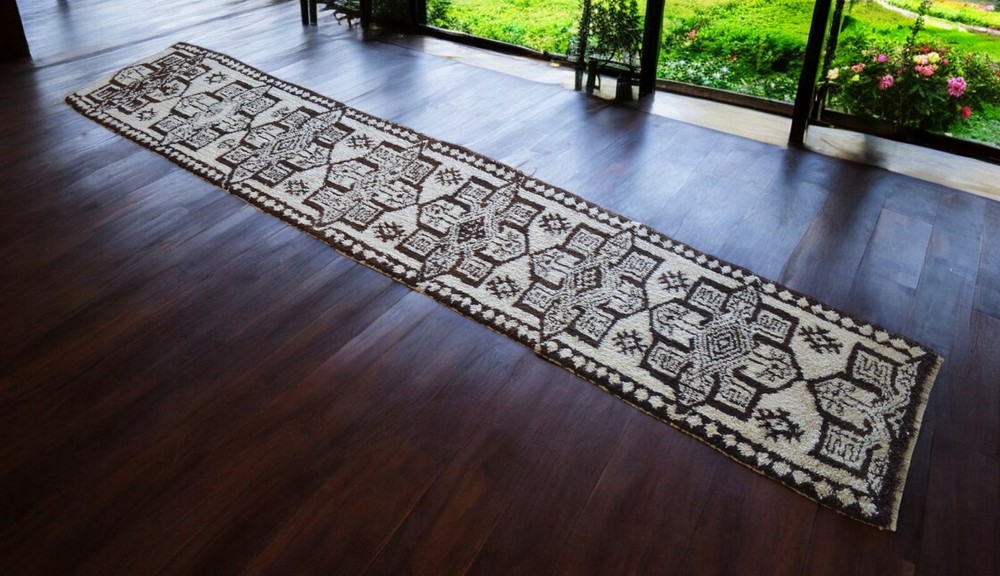 EXTRA LONG Runner Kurdish HandMadee Tribal Turkish Runner Rug NO DYES 3x14 feet