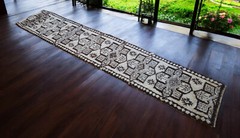 EXTRA LONG Runner Kurdish HandMadee Tribal Turkish Runner Rug NO DYES 3×14 feet