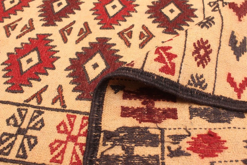 Vintage 4'5" x 6'4" Traditional Wool Hand Woven Oriental Area Rug gallery