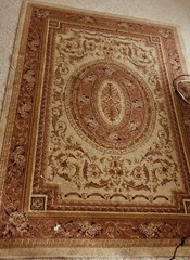 Vintage Hand Woven Hand Knotted Med Area Rug