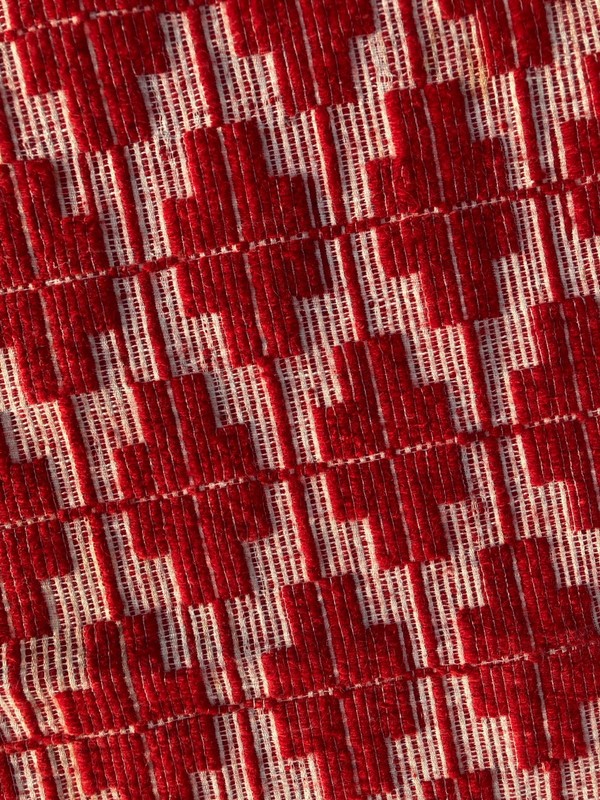 Vintage Handmade Geometric Traditional Wool Flatwave Rug 210x157 cm gallery