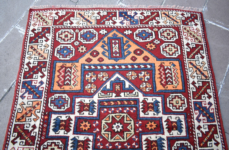 Antique Turkish Rug 53'' x 69'' Anatolian Canakkale Rug Organic Wool Area Rug gallery