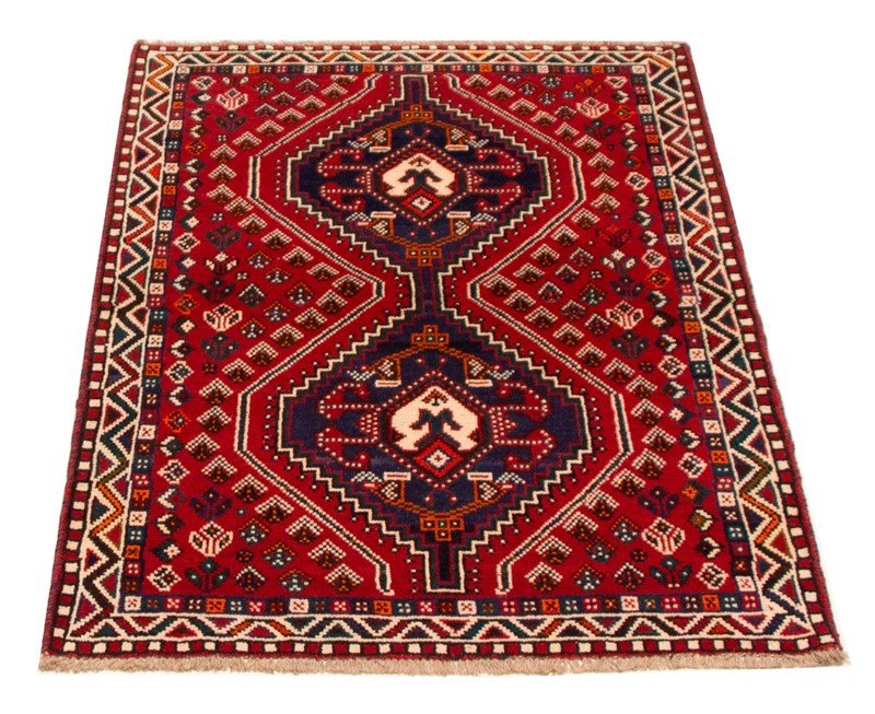 Vintage Hand-Knotted Area Rug 3'7" x 5'1" Traditional Oriental Wool Carpet gallery
