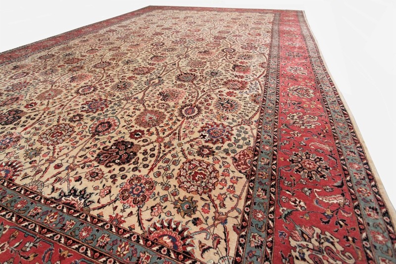 11x17 Vintage Turkish Oushak Rug Fine Hereke Carpet High KPSI 340cm x 498Cm gallery