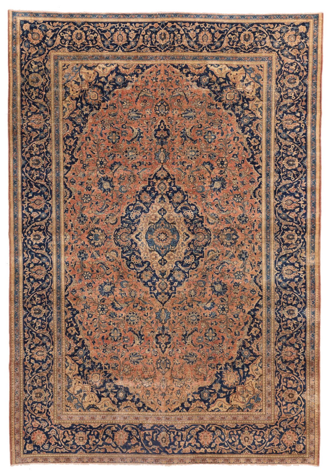Vintage Traditional Hand-Knotted Area Rug 8'1" x 11'9" Oriental Wool Carpet gallery