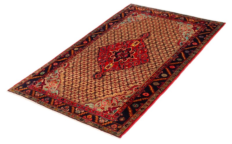 Traditional Vintage Hand-Knotted Carpet 4'0" x 6'7" Wool Area Rug gallery
