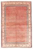Vintage Hand-Knotted Carpet 4'4" x 6'9" Traditional Oriental Wool Area Rug gallery