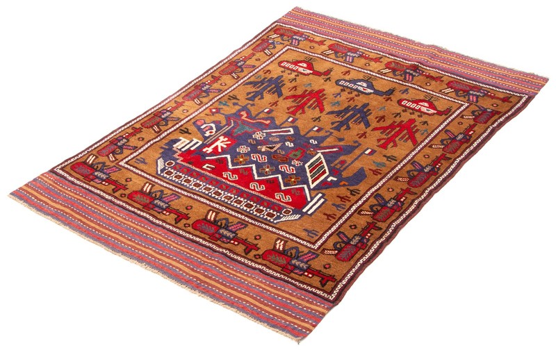 3'11" x 6'0" Vintage Hand Knotted Area Rug Traditional Oriental Wool Carpet gallery
