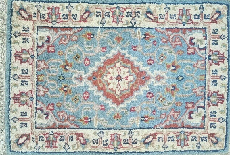 2X3* HAND-KNOTTED CAUCASIAN SUPER KAZAKH-OUSHAK TRIBAL CHOBI VINTAGE WOOL RUG gallery