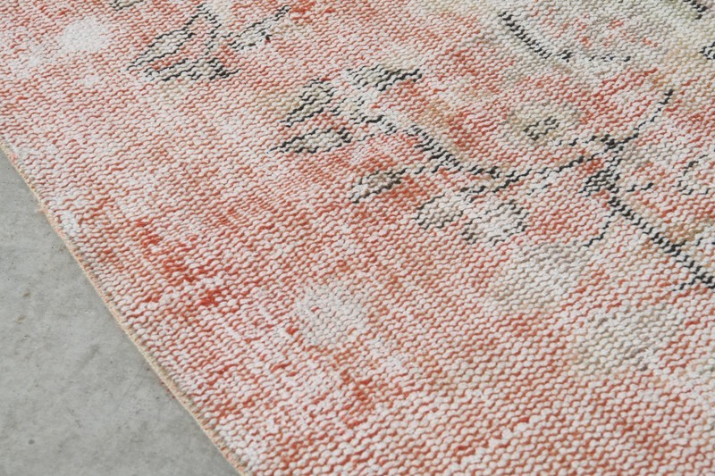 4x8 Turkish Rug Hand-Knotted Vintage Oushak Area Boho Decor Rug Wool Carpet,672 gallery