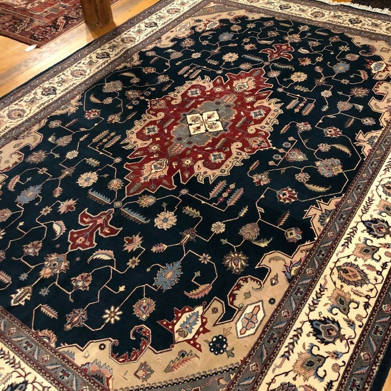 High Quality Handmade In Pakistan Area Rug 9x13 Geometric Design Tribal Pattern gallery