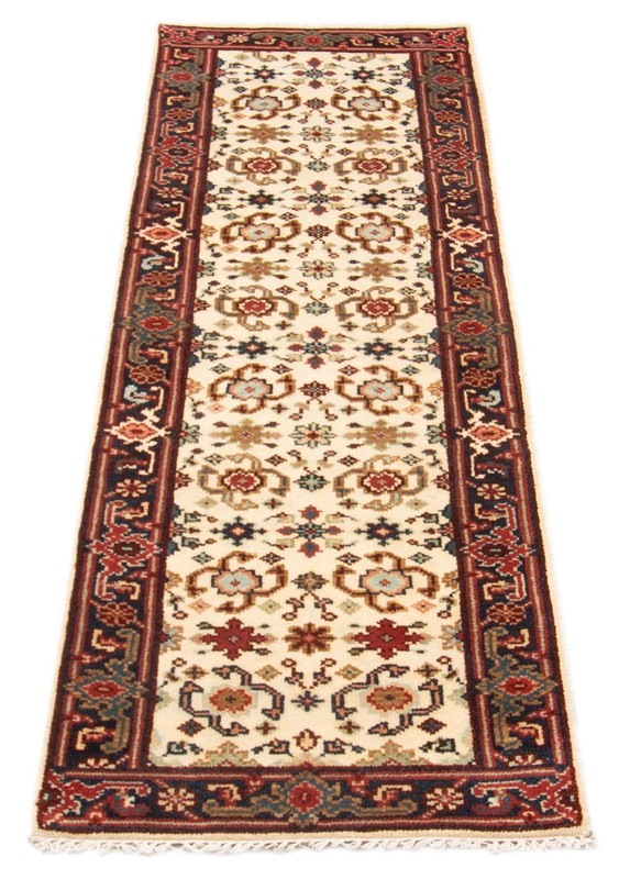 2'7" x 7'11" Vintage Hand-knotted Runner Rug Traditional Oriental Wool Carpet gallery