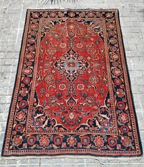 ORIENTAL CARPET. WOOL KNOTED BY HAND. MIDDLE EAST. PRINCIPLE XXTH