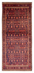 3’8″ x 9’8″ Vintage Hand-knotted Runner Rug Traditional Oriental Wool Carpet