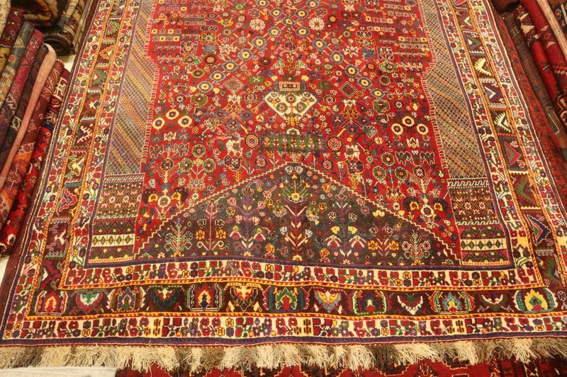 COLLECTORS' ITEM Antique Tribal Kazak Carpet gallery