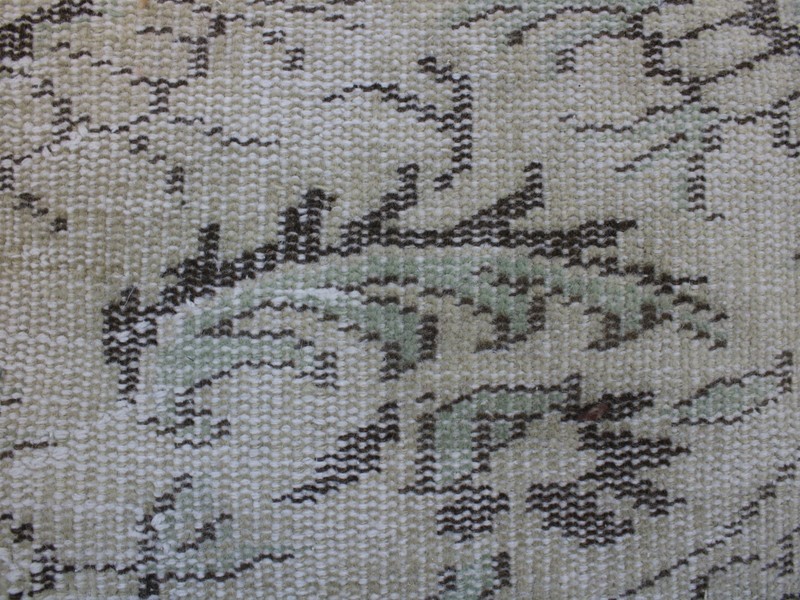 6x10 Turkish Handmade Area Rug Beige Green Floral Rug 5.8x9.9 ft gallery