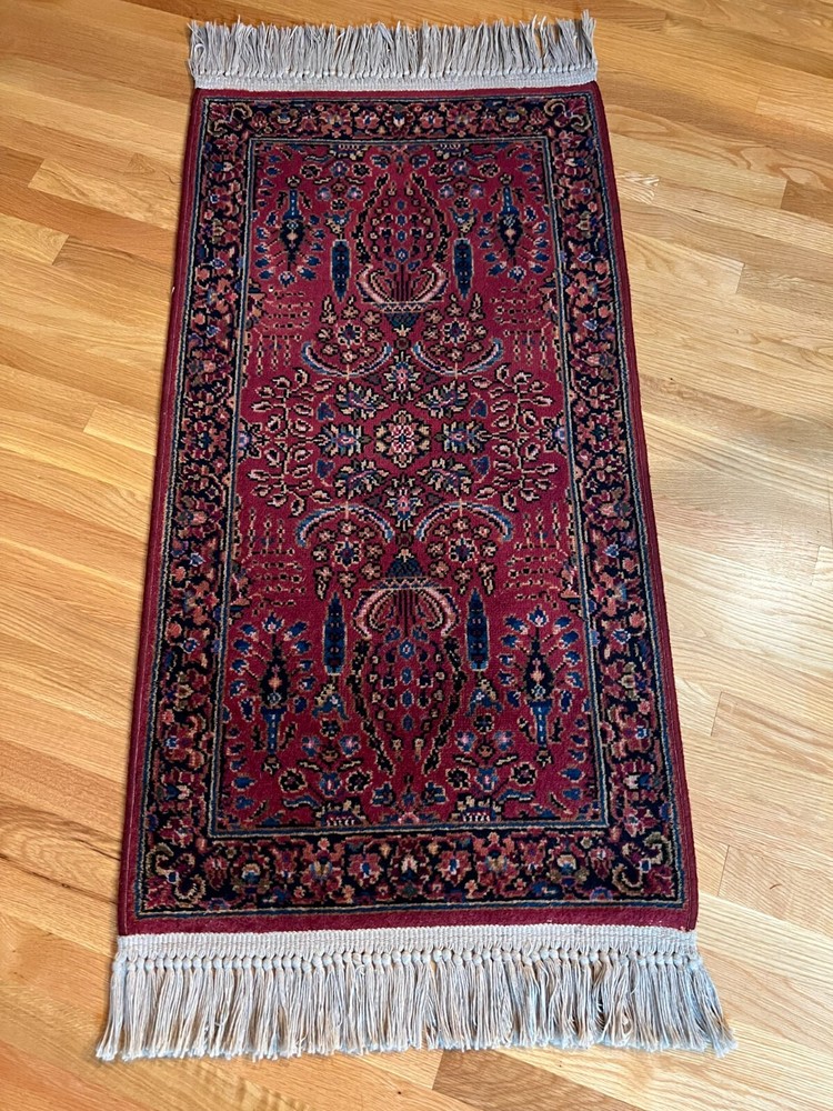 Karastan Rare Vintage Wool Rug Pattern Number 5517 ~ 2ft 1.75in X 4ft 10.5in