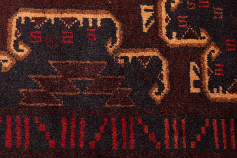 Vintage Hand-Knotted Carpet 3'11" x 7'8" Traditional Oriental Wool Area Rug gallery