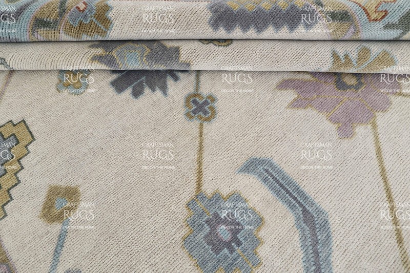 9x12 Ivory Hand made Traditional Living Area Rugs, Contemporary Floor Carpet gallery