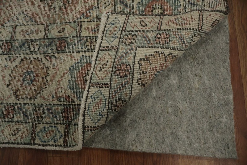 Handcrafted Anatolian Area Rug 6x10 Ft Geometric Carpet with Charming Distressed gallery