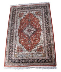 Vintage Oriental Tribal Floral All Over Medallion Wool Area Rug Carpet 7′ x 10′