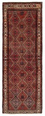 Vintage Hand-knotted Runner Rug 3’4″ x 9’8″ Traditional Oriental Wool Carpet