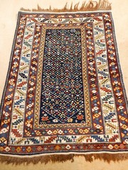 ANTIQUE CAUCASIAN RUG KAZAK SHIRVAN HERIZ CARPET ORIENTAL RUG ANTIKER TEPPICH