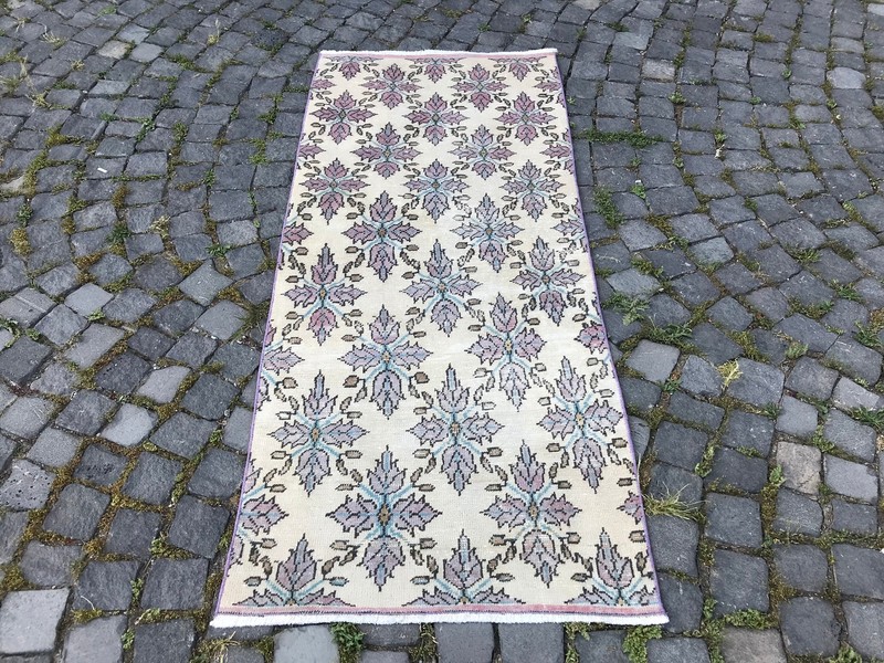 Handmade Rug Turkish Area Rug Vintage Rug Oushak Rug Antique Rug Bohemian Rug gallery