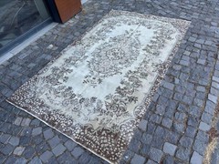 Turkish rug, Vintage rug, Large rug, Wool rug, Handmade rug, Carpet 5,1 x 8,5 ft