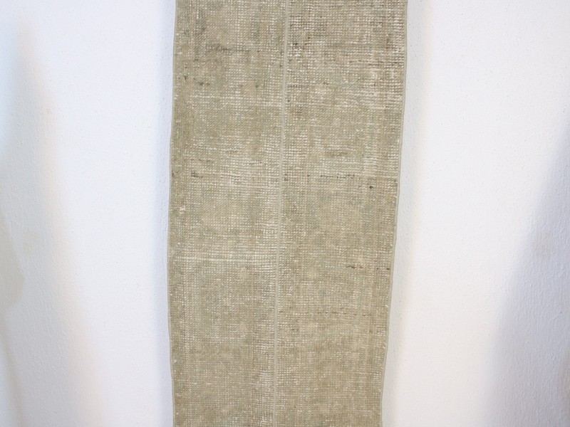 2x8 Turkish Handmade Runner Rug Beige Brown Patchwork 1.5x8.1 ft gallery